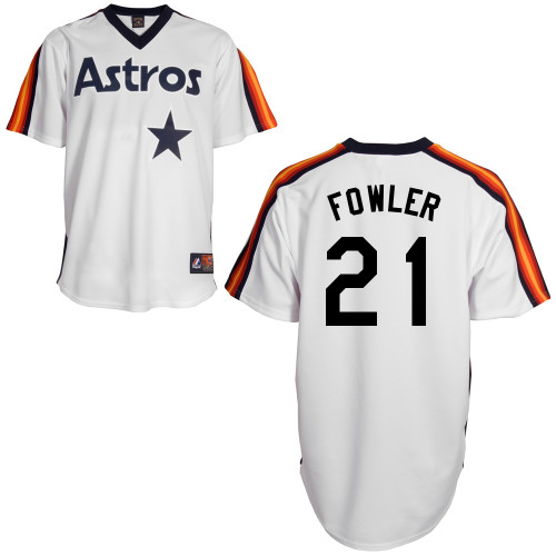 Dexter Fowler #21 Youth Baseball Jersey-Houston Astros Authentic Home Alumni Association MLB Jersey